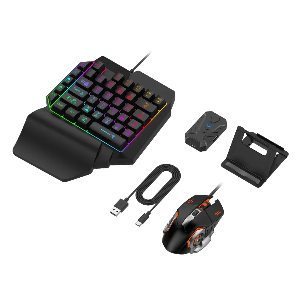 Gaming Keyboard And Mouse Converter For Mobile - 在庫あり Mixliteモバイルゲームパッド Android用コントローラー PUBGモバイル用 ゲーミングキーボードマウスコンバーター PCゲーム用ジョイスティック