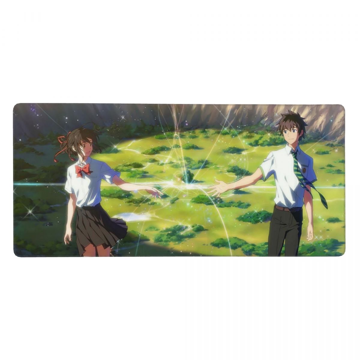Gaming Keyboard Name - 日本アニメ「君の名は」大型マウスパッドコンピューターキーボードマウスマットゲーミングPCラップトップデスクマットオフィステーブルマット