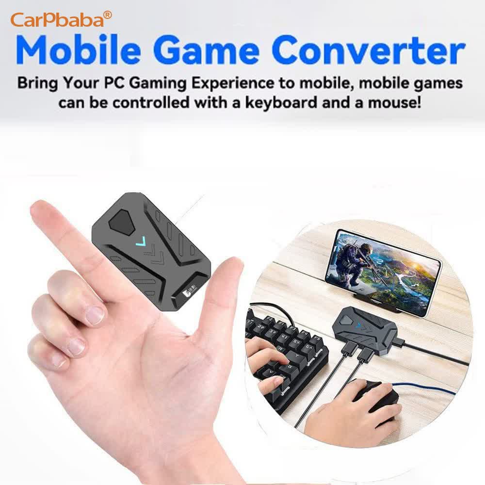 Gaming Keyboard And Mouse Converter For Mobile - ゲームパッドモバイルPUBGコントローラー、ゲーミングキーボードマウスコンバーター、ノートパソコン用モバイルゲーム対応キーボード＆マウスコンバーターアダプター