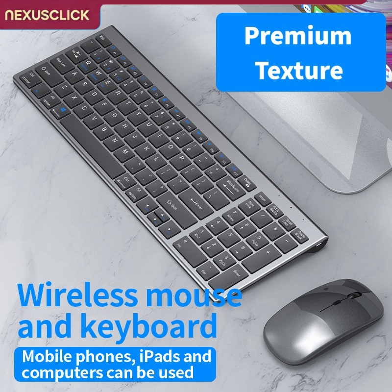 Gaming Keyboard That Is Quiet - NexusClick ワイヤレス キーボード マウス コンボ Bluetooth