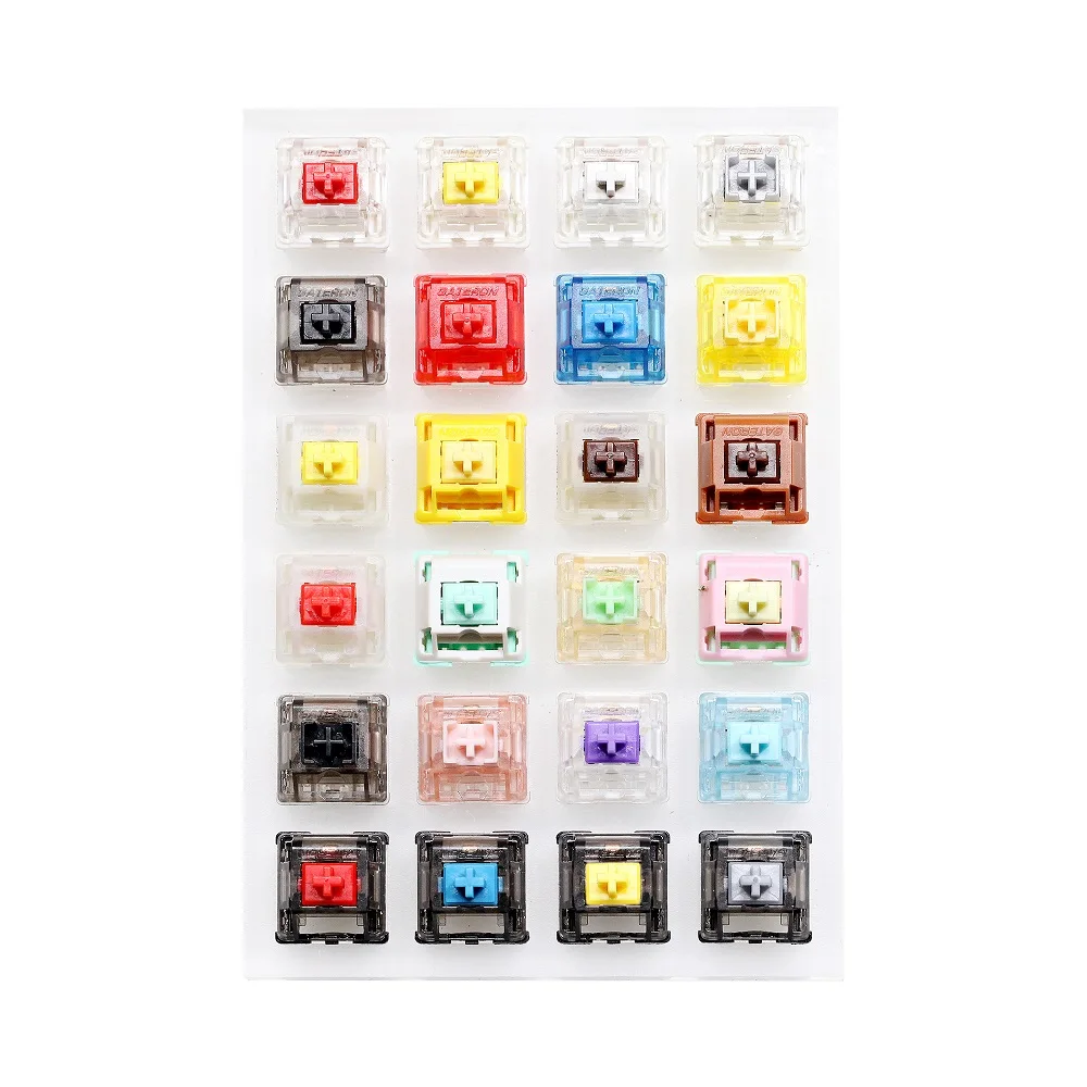 Keyboard Gaming Blue Switch - メカニカルキーボード用アクリルスイッチテスター,イエロー,レッド,ホワイト,シルバー,インク,ブラック,ブルー
