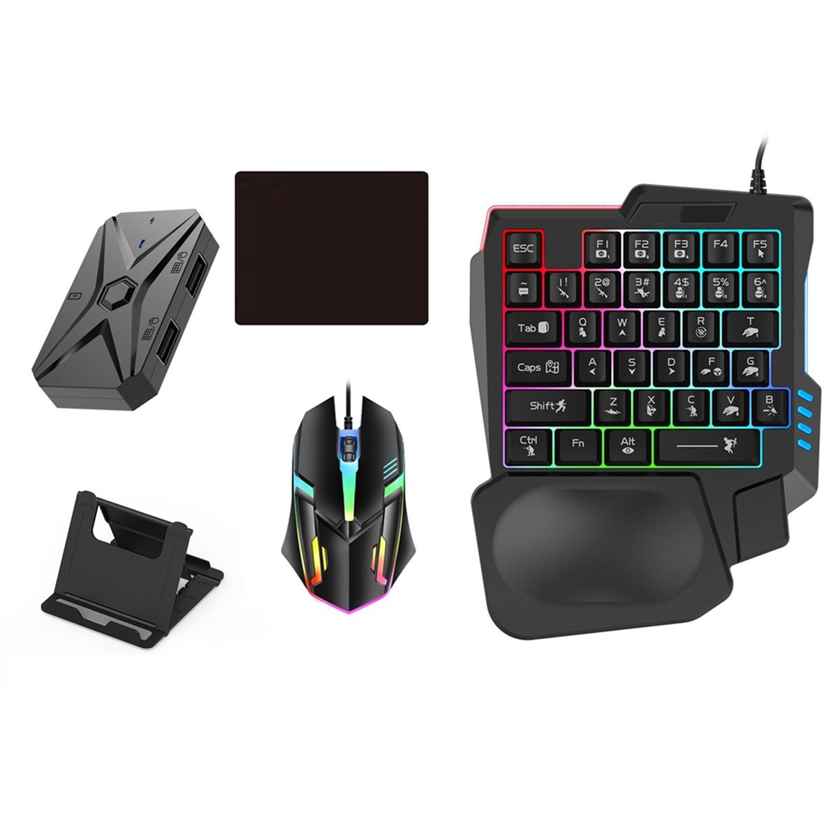 ABGN モバイルゲームコンバーターキット Mobilado - Gaming Keyboard And Mouse Converter For Mobile のレビューと価格