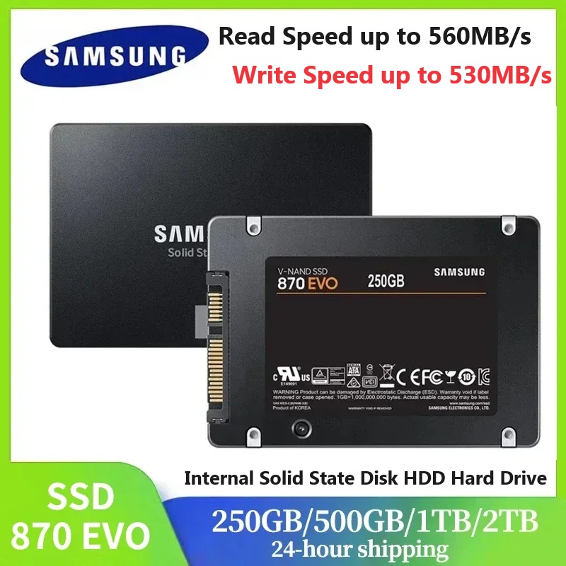 サムスン SSD 870 EVO 内蔵ソリッドステートディス - Samsung Ssd Evo 870 のレビューと価格