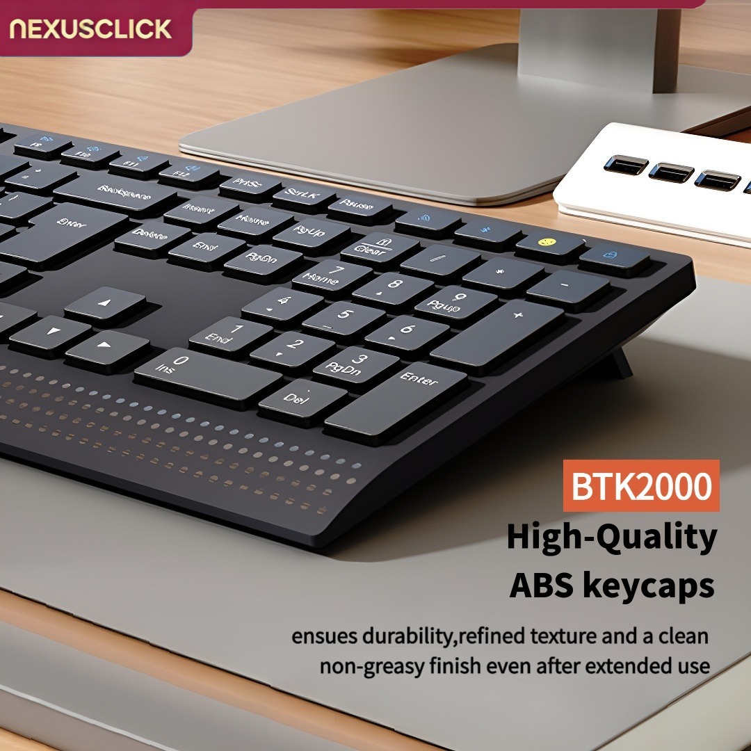 NexusClick ロシア語/英語レイアウト 静音ワイヤレ - Gaming Keyboard That Is Quiet のレビューと価格