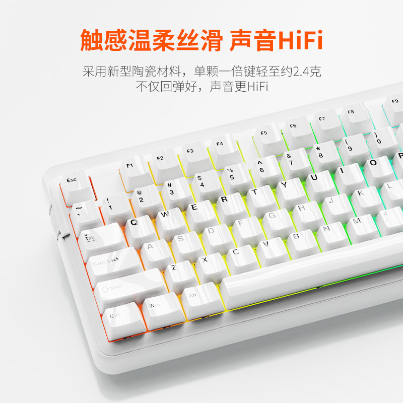DAREU 新型セラミックキーキャップ メカニカルキーボード - Gaming Keyboard Easy To Clean のレビューと価格