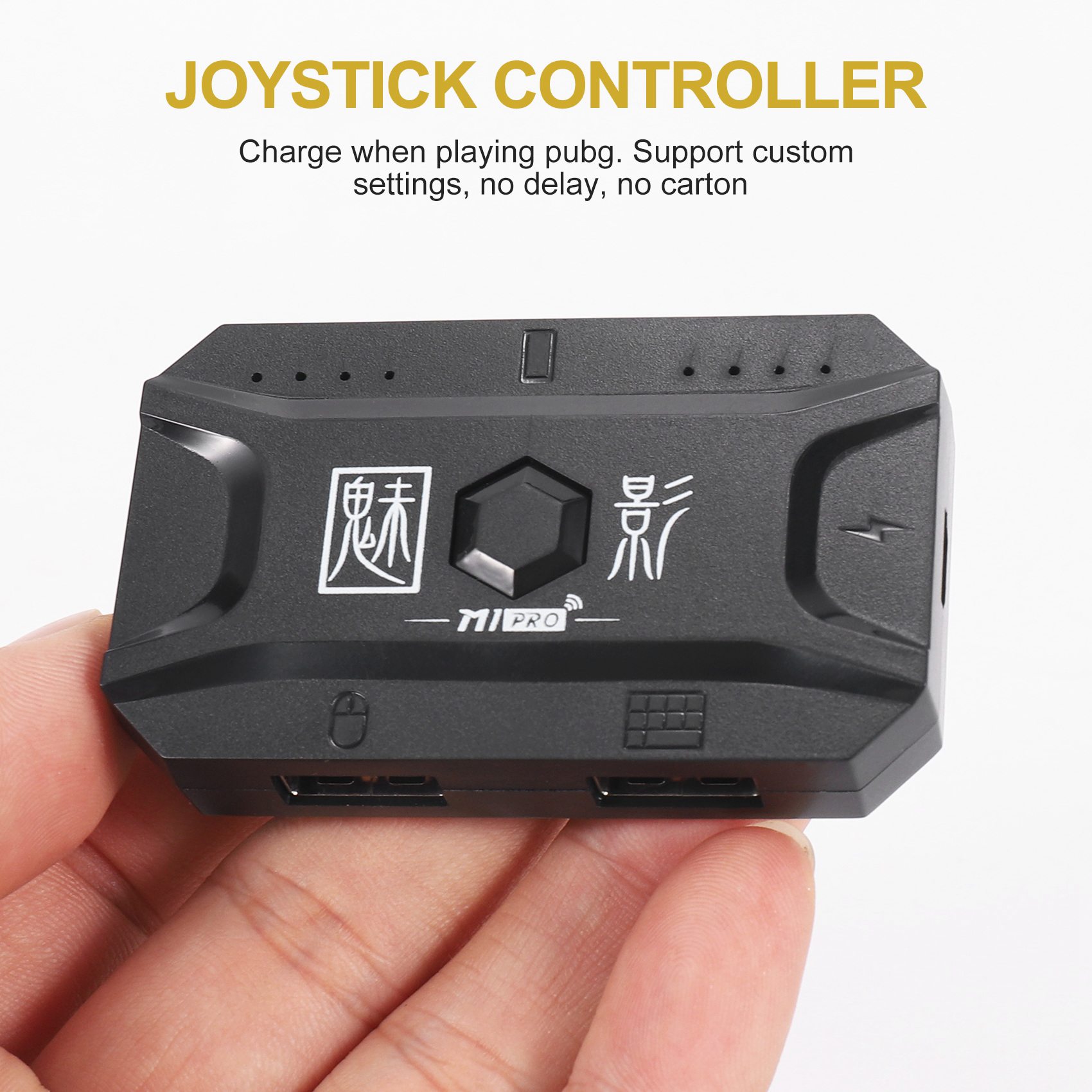 リードイングプラグアンドプレイゲームパッド PUBG モバイ - Gaming Keyboard And Mouse Converter For Mobile のレビューと価格