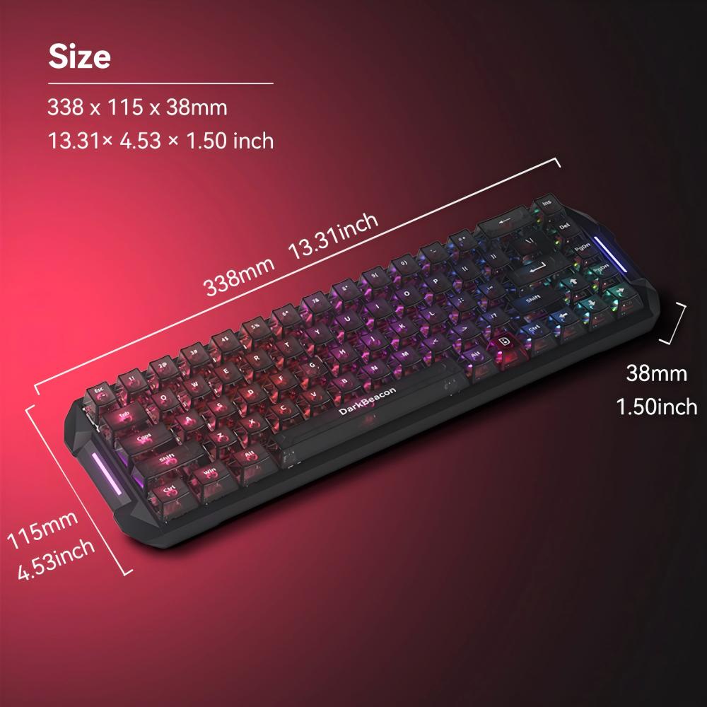 DarkBeacon Blade 68 有線サイレントメカニ - Gaming Keyboard That Is Quiet のレビューと価格
