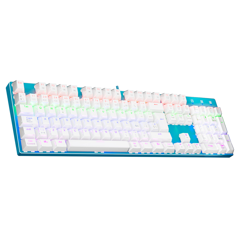 E-YOOSO Z88 レインボーファルコン USB メカニ - Keyboard Gaming Blue Switch のレビューと価格