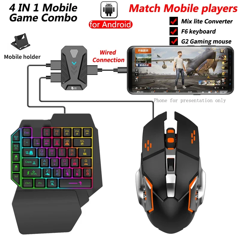 在庫あり Mixliteモバイルゲームパッド Android - Gaming Keyboard And Mouse Converter For Mobile のレビューと価格