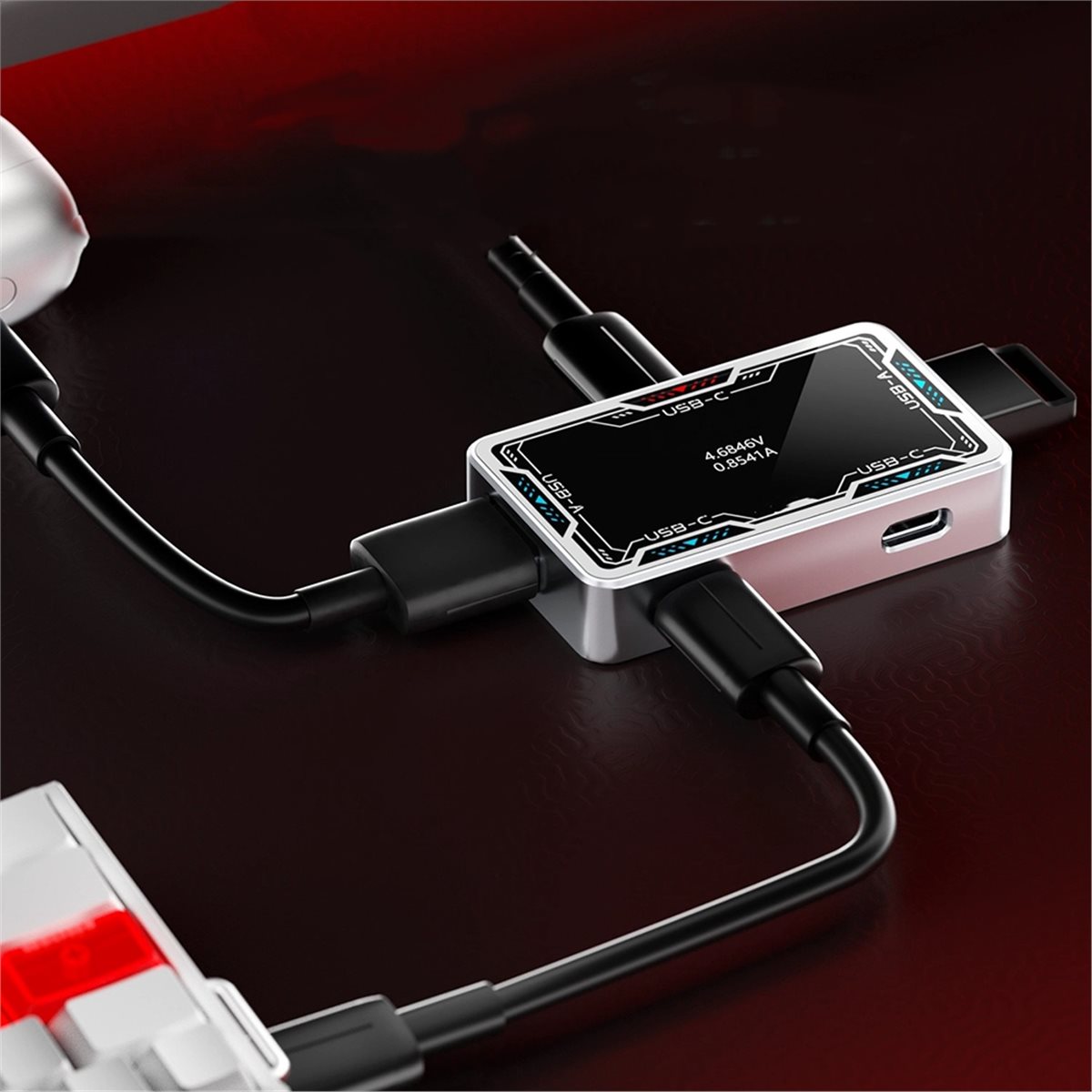 ゲーミングUSBハブ 8K高速Type-Cスプリッター マル - Gaming Keyboard Splitter のレビューと価格
