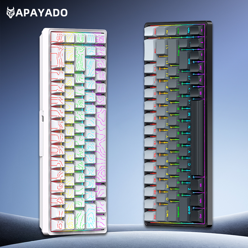 APAYADO A68 有線メカニカルキーボード ホットスワ - Keyboard Gaming Blue Switch のレビューと価格