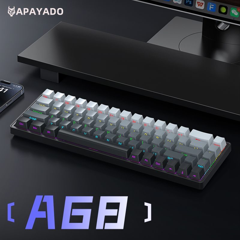 APAYADO A68 有線メカニカルキーボード ホットスワ - Keyboard Gaming Blue Switch のレビューと価格