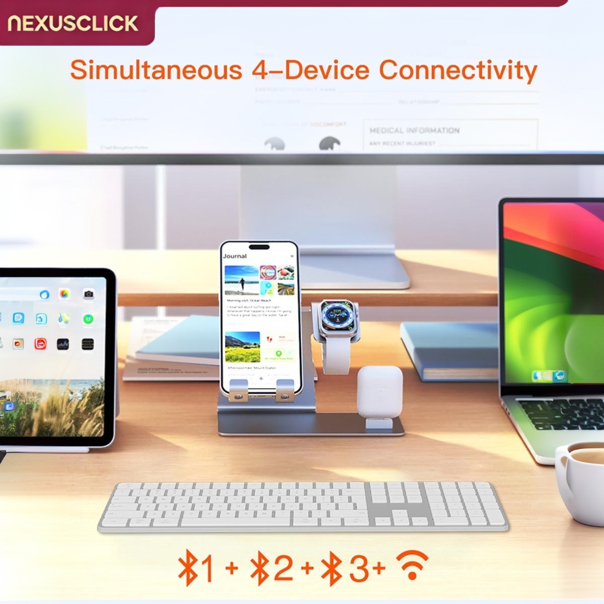 NexusClick 109キー スリム デュアルモード ワ - Gaming Keyboard Types のレビューと価格