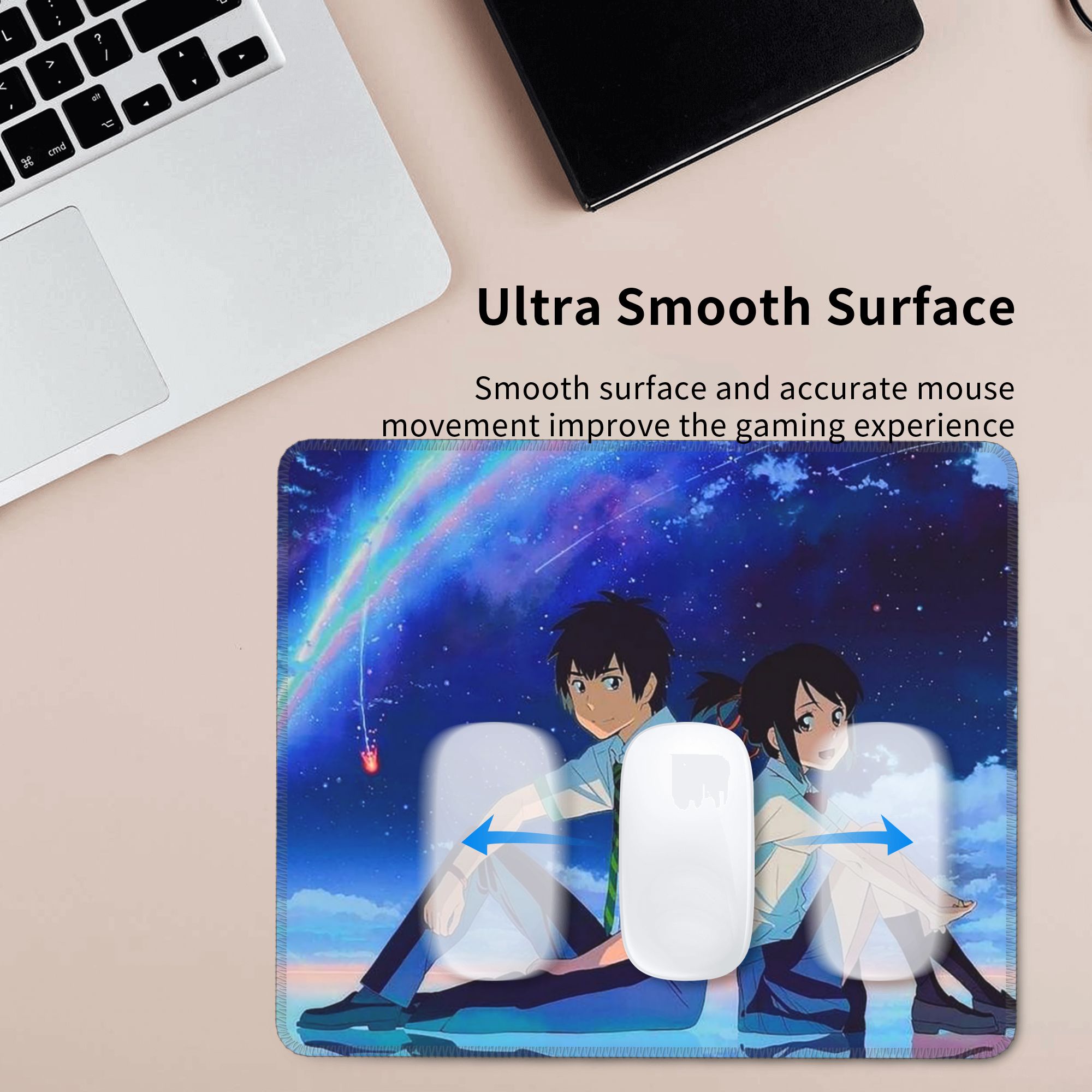 日本アニメ「君の名は」マウスパッドコンピューターキーボードマ - Gaming Keyboard Name のレビューと価格