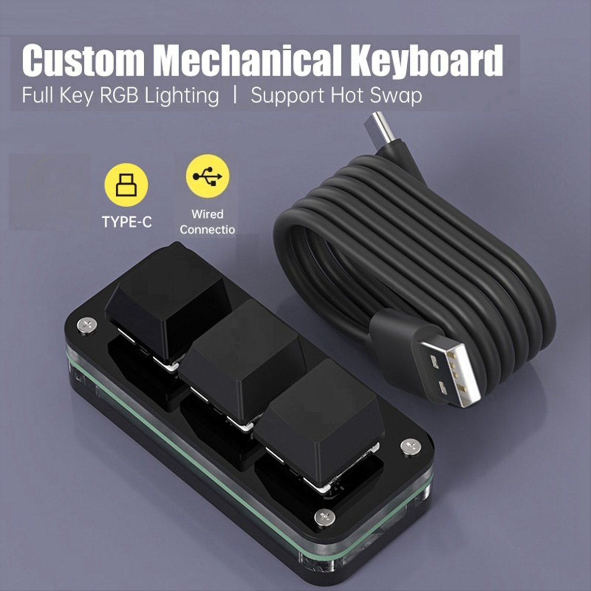 doyou 3 キー マクロ プログラミング ミニ キーボー - Gaming Keyboard Types のレビューと価格