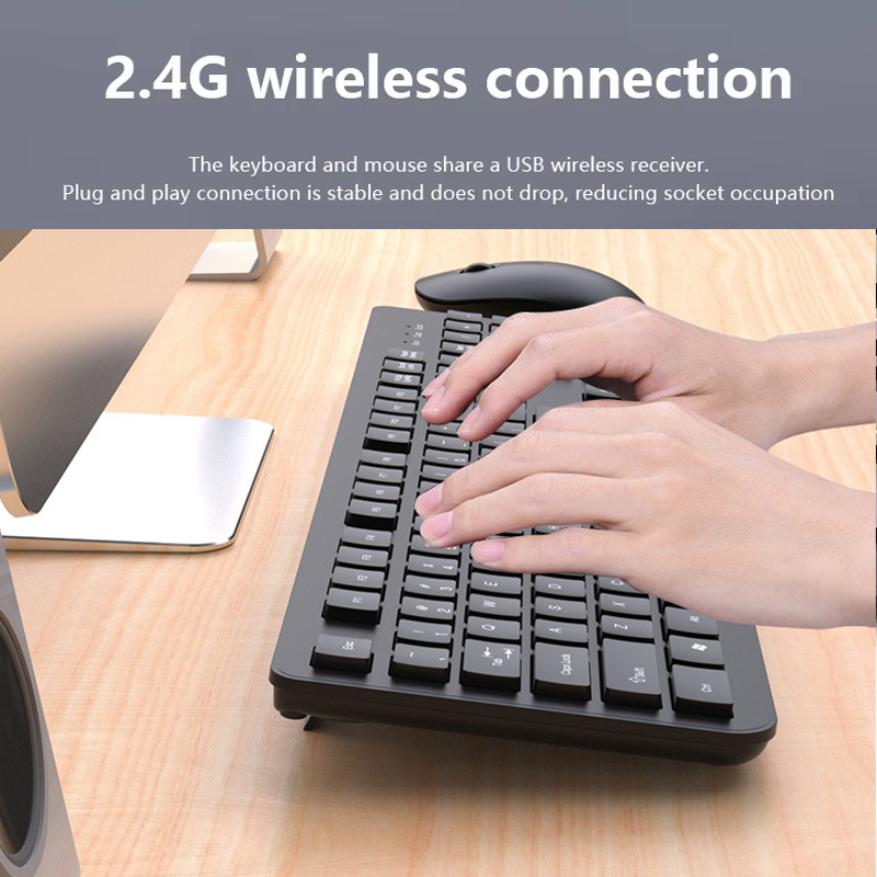 2.4Gワイヤレスキーボードマウスセット 104キー標準キー - Gaming Keyboard Easy To Clean のレビューと価格