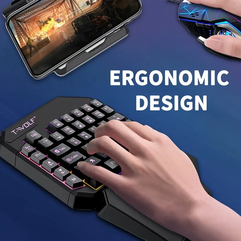 FocusOnPC TF900 2-in-1モバイルゲーミン - Gaming Keyboard And Mouse Converter For Mobile のレビューと価格