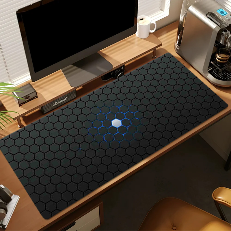 六角大型ゲーミングマウスパッド長方形 XXL 900 × 4 - Gaming Keyboard And Mouse Pad のレビューと価格