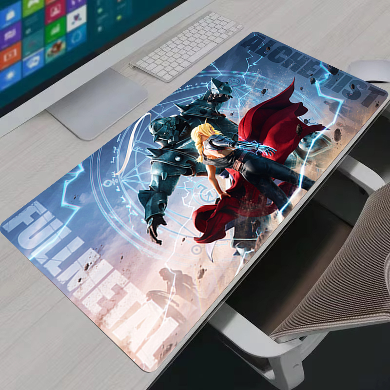 マウスパッド大型鋼の錬金術師ゲーミングアクセサリーマウスパッ - Gaming Keyboard Easy To Clean のレビューと価格