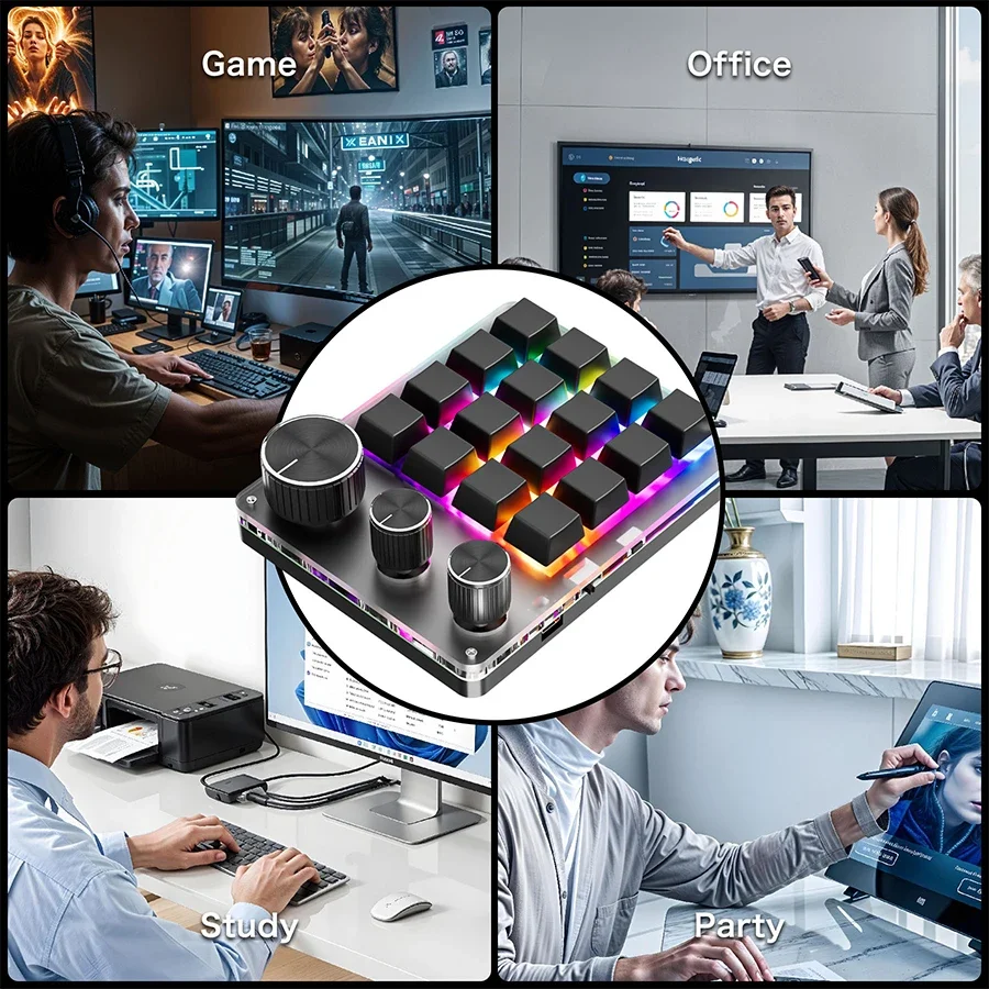 ワイヤレス Bluetooth プログラミングマクロカスタム - Gaming Keyboard Mini Mechanical のレビューと価格