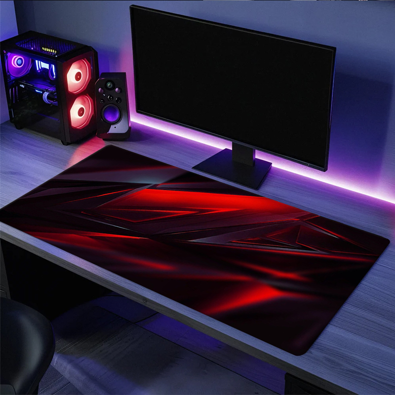 マウスカーペット マウスパッド ゲーマー 3D エッジ コー - Gaming Keyboard And Mouse Pad のレビューと価格