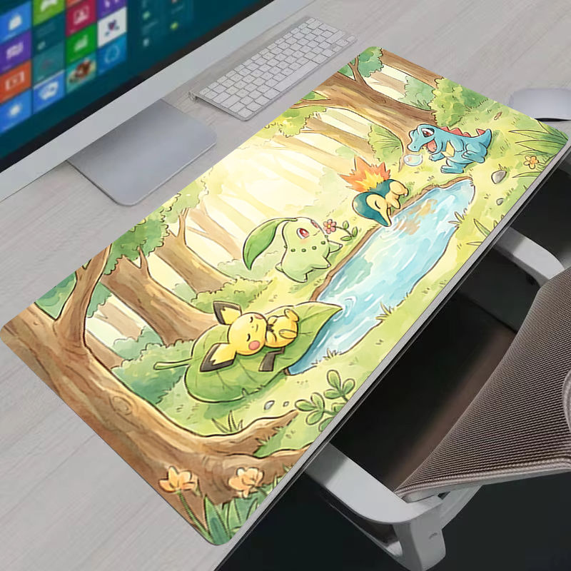 マウスパッドアニメ PC ゲーマーキャビネットマウスパッド  - Gaming Keyboard Easy To Clean のレビューと価格