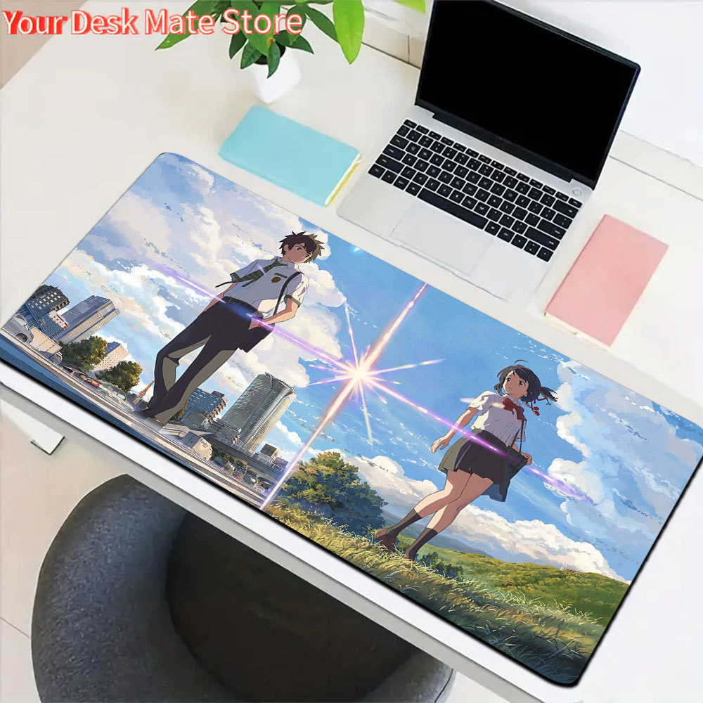 1pc あなたの名前大型マウスパッドコンピュータマットデスク - Gaming Keyboard Name のレビューと価格