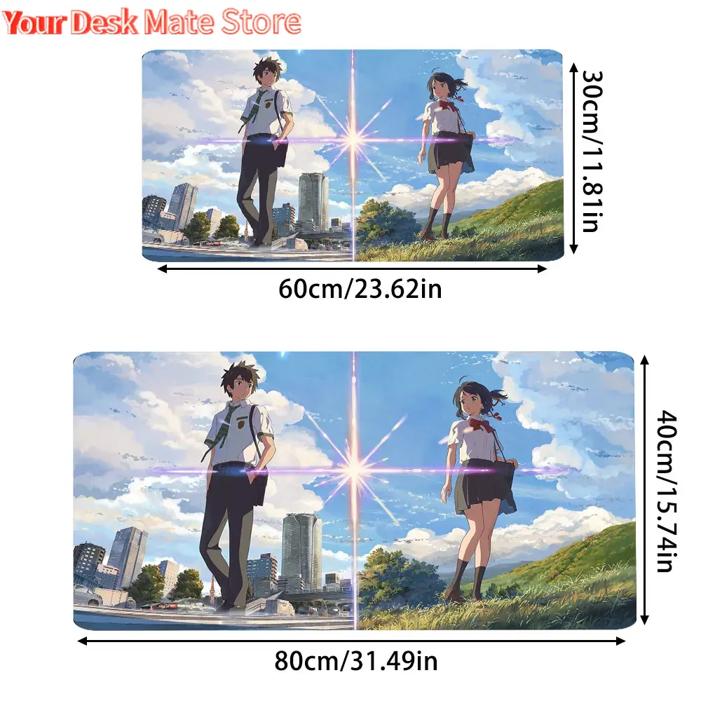 1pc あなたの名前大型マウスパッドコンピュータマットデスク - Gaming Keyboard Name のレビューと価格